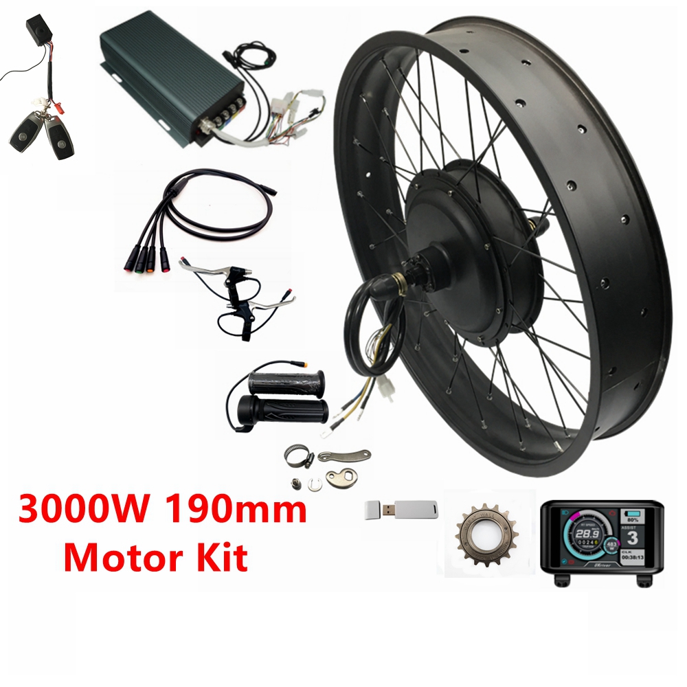 Ebike Conversion Kit 72V 3000W - Kit de Conversão para Bicicleta Elétrica