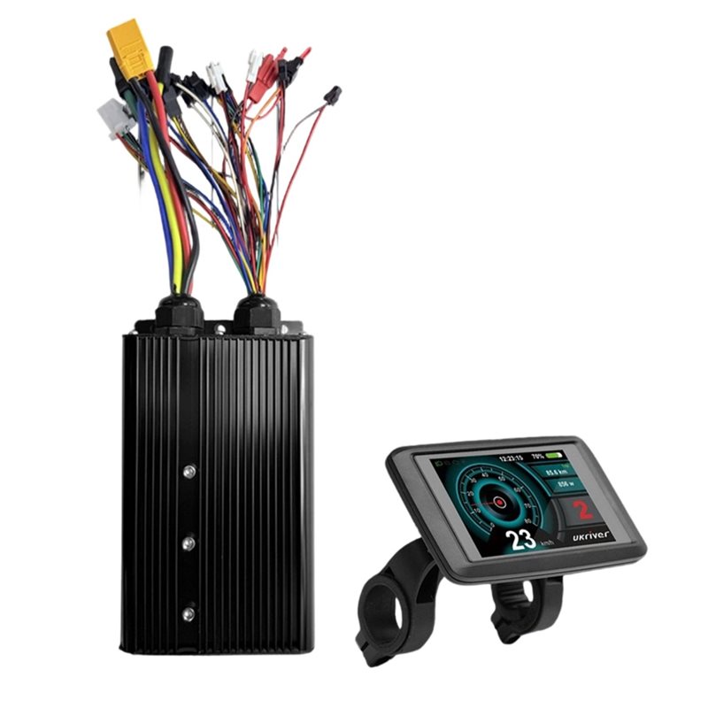 Medidor com visor LCD HOES-UKC - Sine Wave Controller 48V 72V 80A avaliação e preço