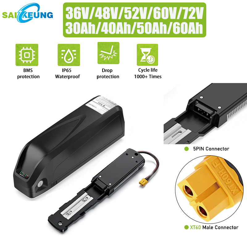 Bateria Cham 36 48v 52 60 72v  - Ebike Battery 48V 20Ah Hailong avaliação e preço